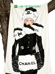 Chanel Throw Blankets